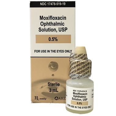 Moxifloxacin Eye Drops