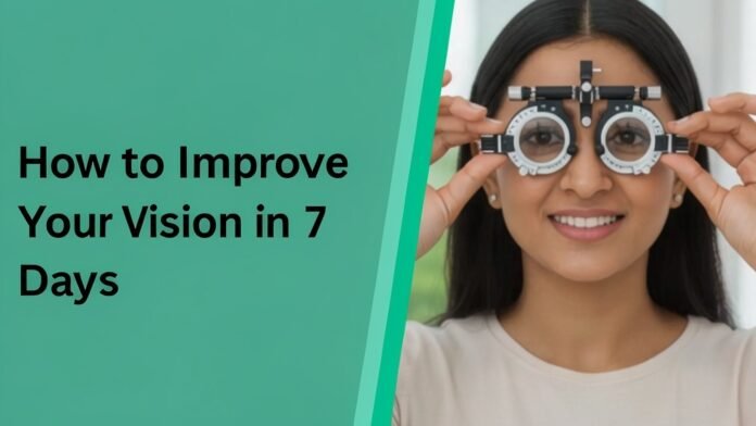 how to improve vision in 7 days